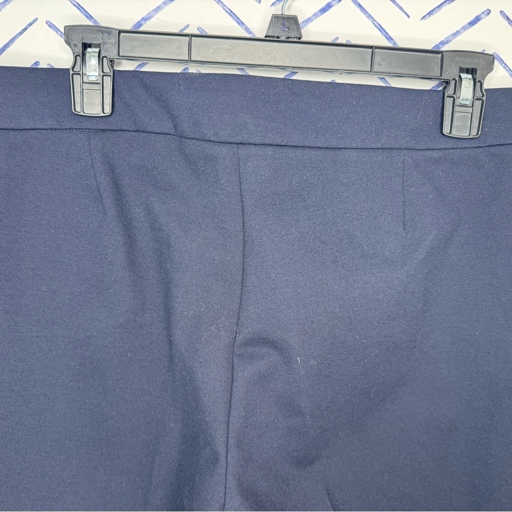 Anne Klein Navy Blue Straight-Leg Dress Pants - Picture 4 of 6